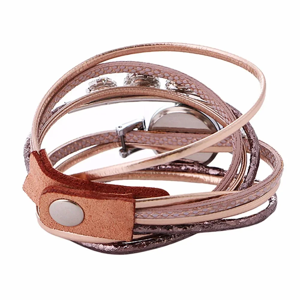 Women Watches Bracelet Ladies Watch with Rhinestones Clock Womens Vintage Fashion Dress Wristwatch Relogio Feminino Gift