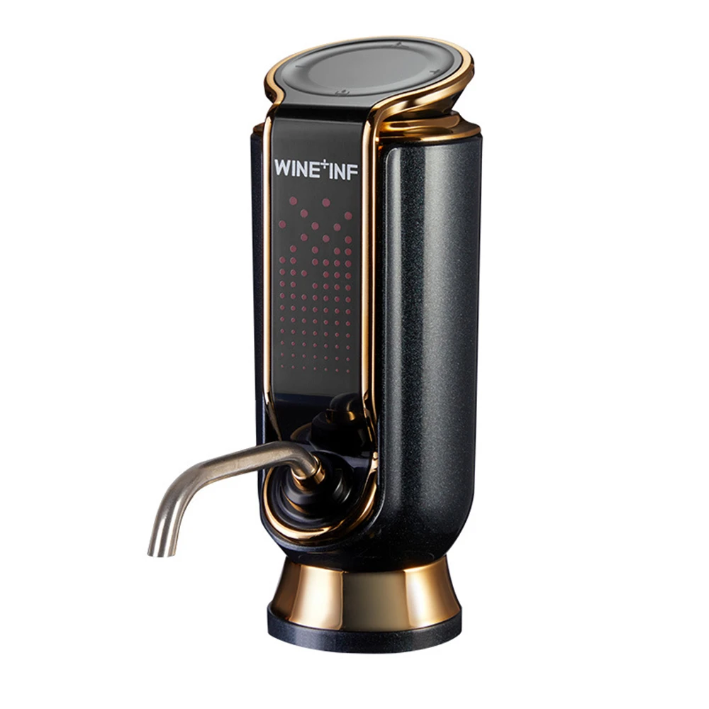 Impostazione dell\'uscita del vino Dispenser elettrico per Decanter per vino con Display della temperatura del vino conservazione sottovuoto