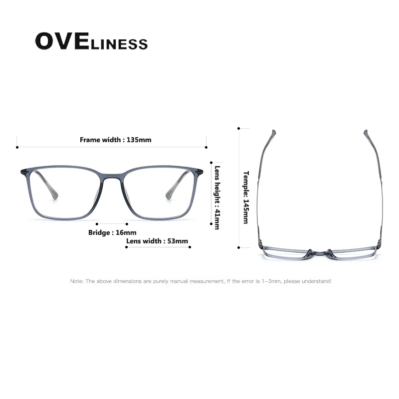 2024 Vintage Acetate Titanium Glasses Frame Men square Optical Myopia Prescription Eyeglasses Frame Women Luksusowe okulary marki