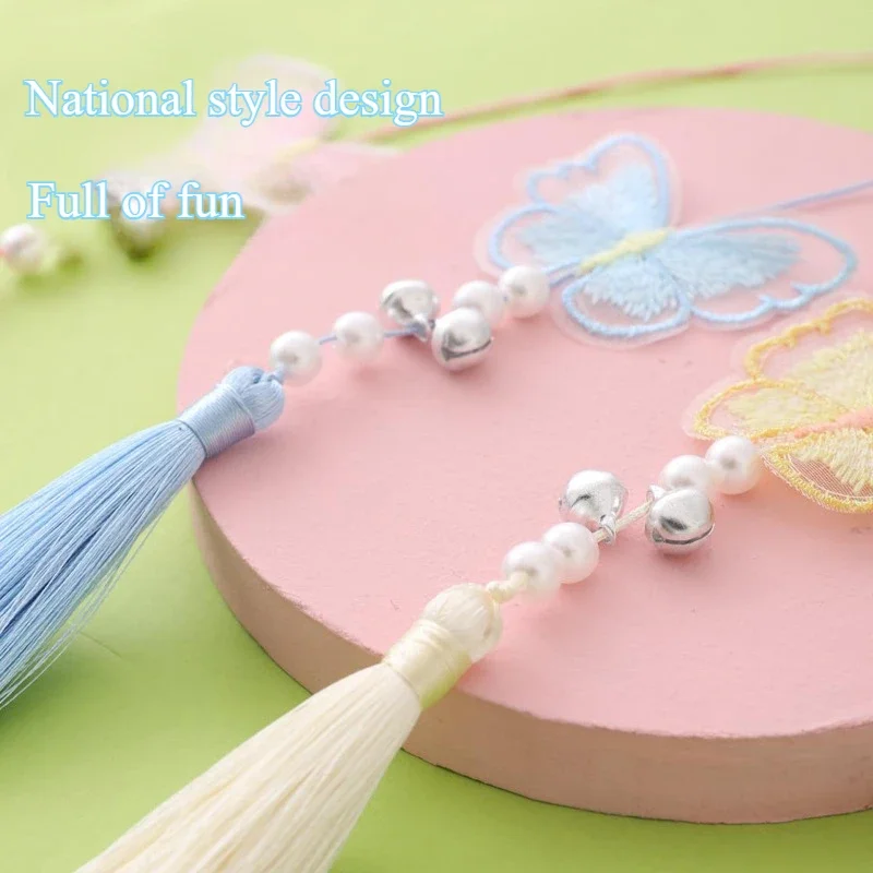 Chinese Style Butterfly Embroidery Cat Teaser Stick for Cats To Relieve Boredom and Enjoy Themselves with Cat Toys