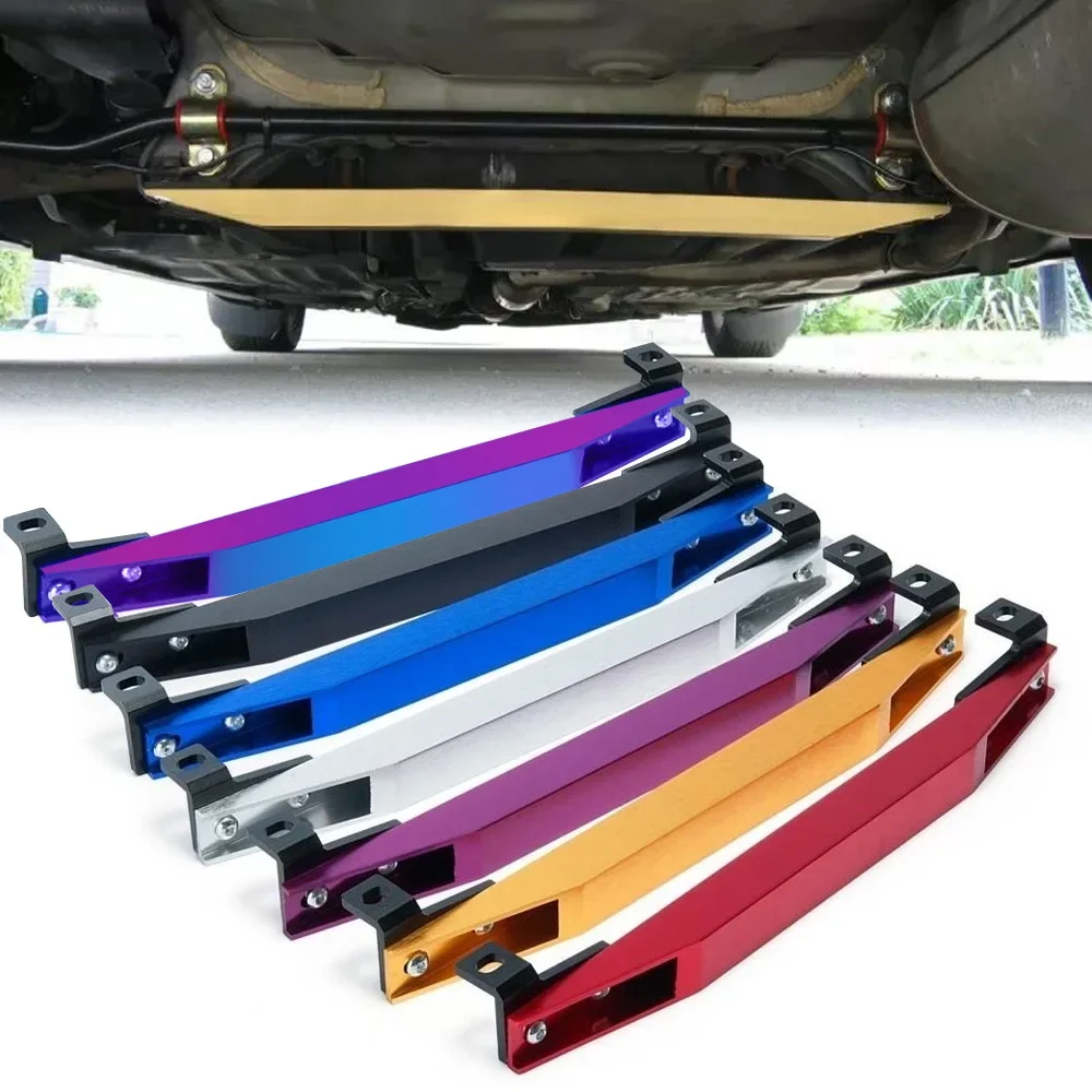 Aluminum Rear Subframe Lower Tie Bar Chassis Brace Fit For Honda Civic EG CRX Del Sol Integra 1992‑1995