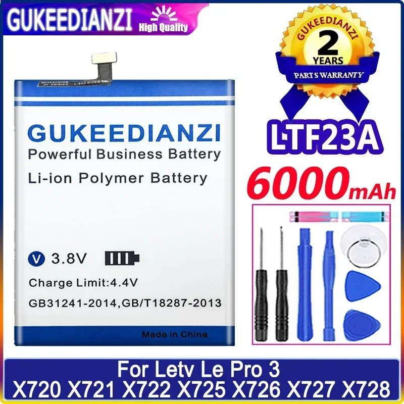Аккумулятор LTF23A LTF26A для Letv LeEco Le Pro 3 Pro3 AI X720 X721 X722 X725 X726 X727 X728 X650 X651 X652 X653 X656 X657 X658 X659