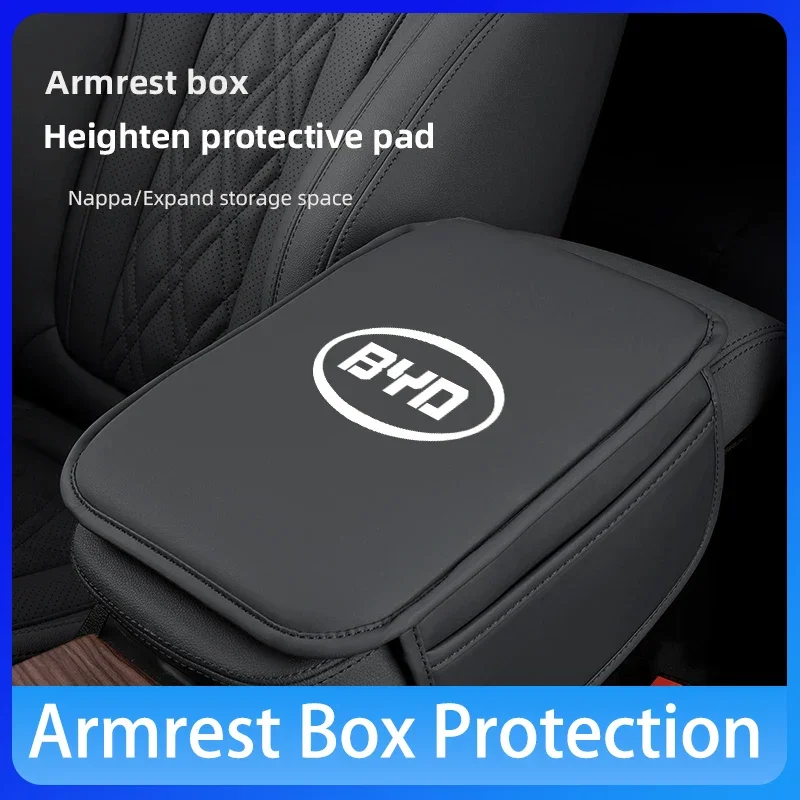 

Car Armrest Mat Center Console Leather Protection Cushion For BYD F3 I3 F0 F6 S6 S8 E5 E6 G3 G6 L3 S7 Tang Song Qing Durable