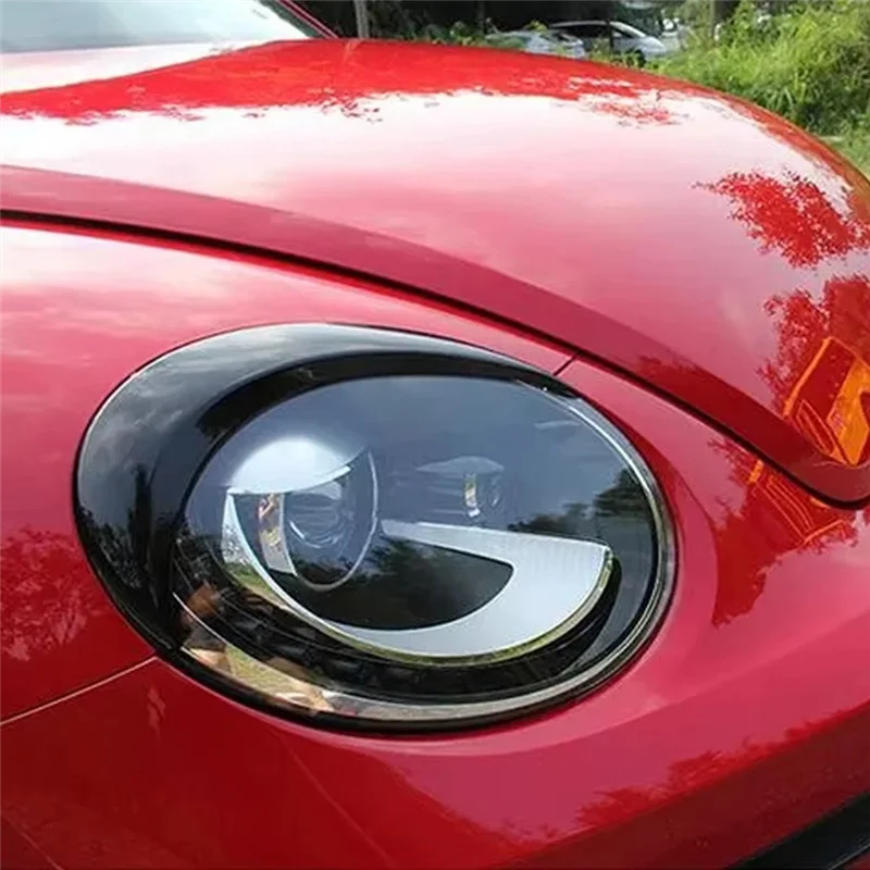 

Прочный-для VW Beetle 2012-2018 автомобильная фара, накладка для бровей, накладка на фару, свет, веки, наклейка на ресницы