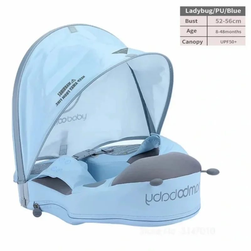 Mambobaby-Bebê Deitado Flutuador De Natação, Crianças Não Inflável Cintura Trainer, Monocromático Piscina Float