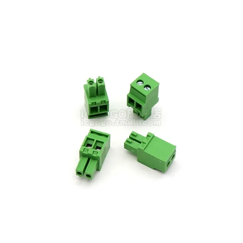 5Pcs KF2EDGKB PCB Vertical Connector Plug-in Terminal Pitch 3.81MM Connector 2/3/4/5/6/8P Terminal Block 300V 8A Pluggable New