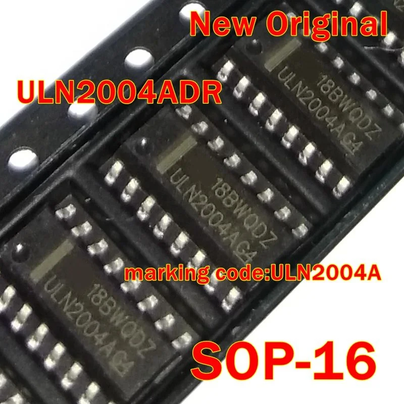 

5pcs to 100pcs ULN2004ADR ULN2004A SOP-16 New and Original HIGH-VOLTAGE HIGH-CURRENT DARLINGTON TRANSISTOR ARRAY
