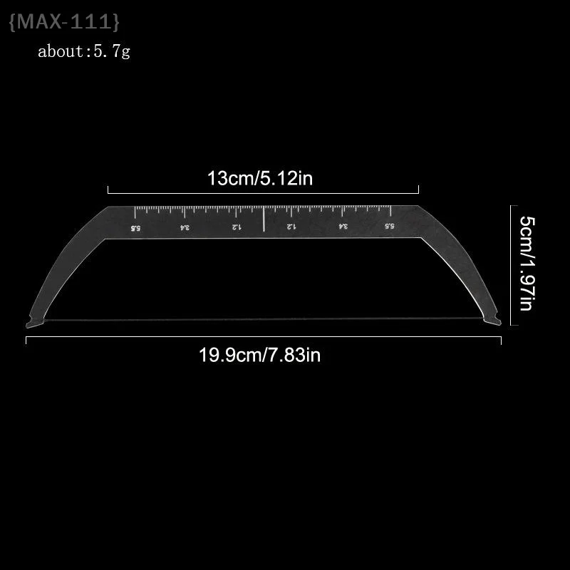 Regla de mapeo de cejas de arco y flecha, regla de posicionamiento, línea de tatuaje de cejas, herramienta auxiliar de dibujo, accesorios de maquillaje permanente