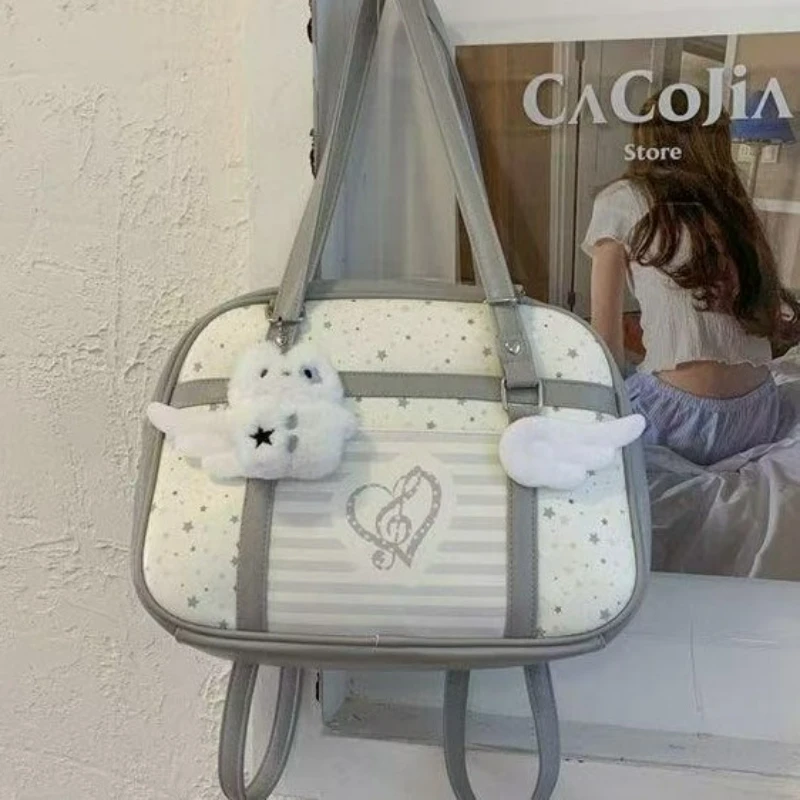 

Осенняя японская сумка через плечо, большая вместительная офисная сумка для женщин, текстурированная повседневная и простая стильная школьная сумка