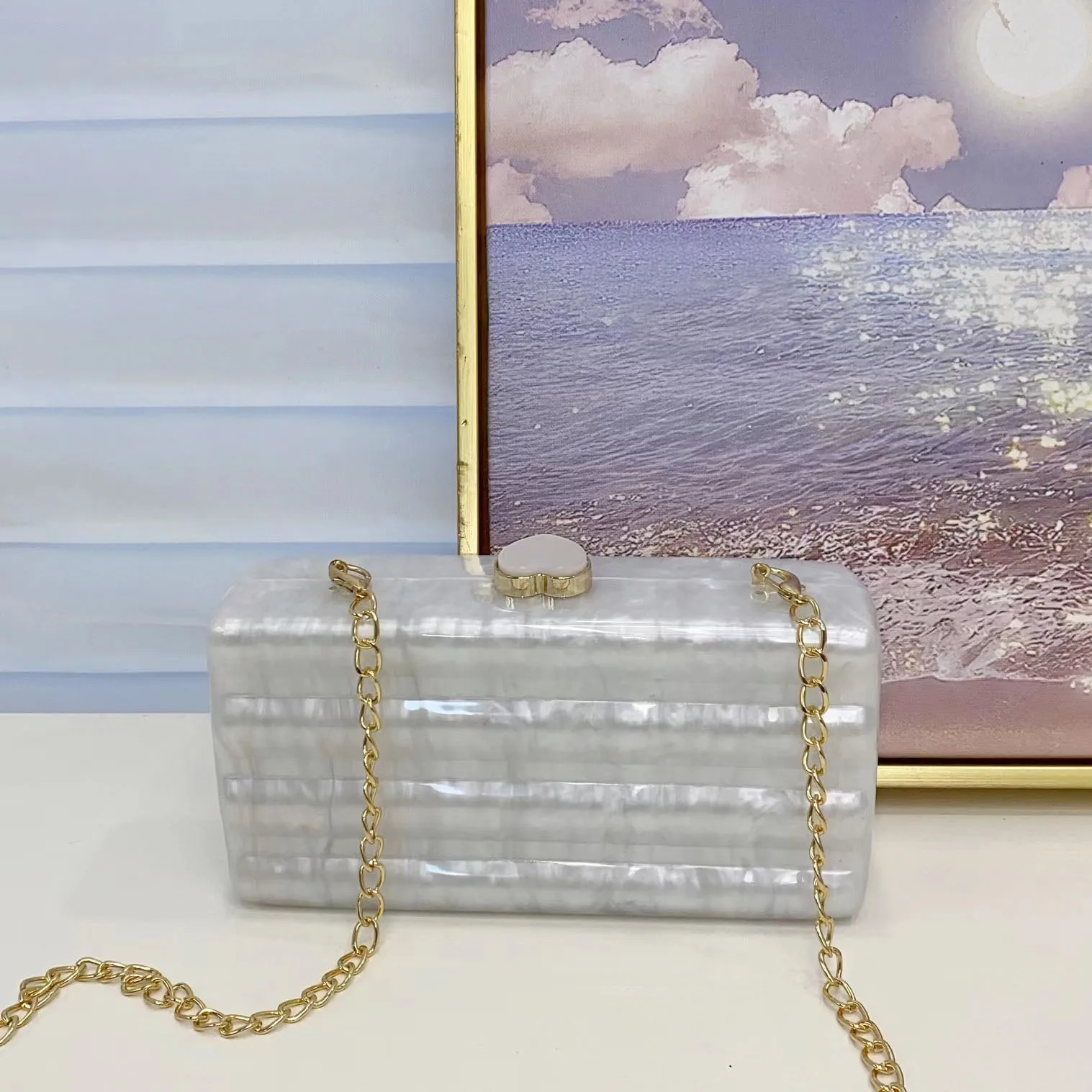 

Fashion Lagguage Shape Evening Bag Purse High Quality Clutch Bag Wedding Prom Women Luxury Dress Crossbody Party Day Bag