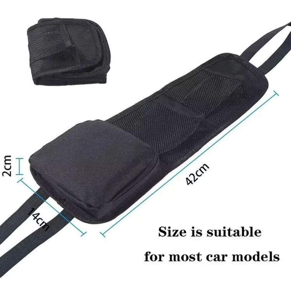 New Car Seat Organizer Phone Holder Auto Seat Side Storage Hanging Bag Multi-Pocket Drink Holder Mesh Pocket Car Organizer