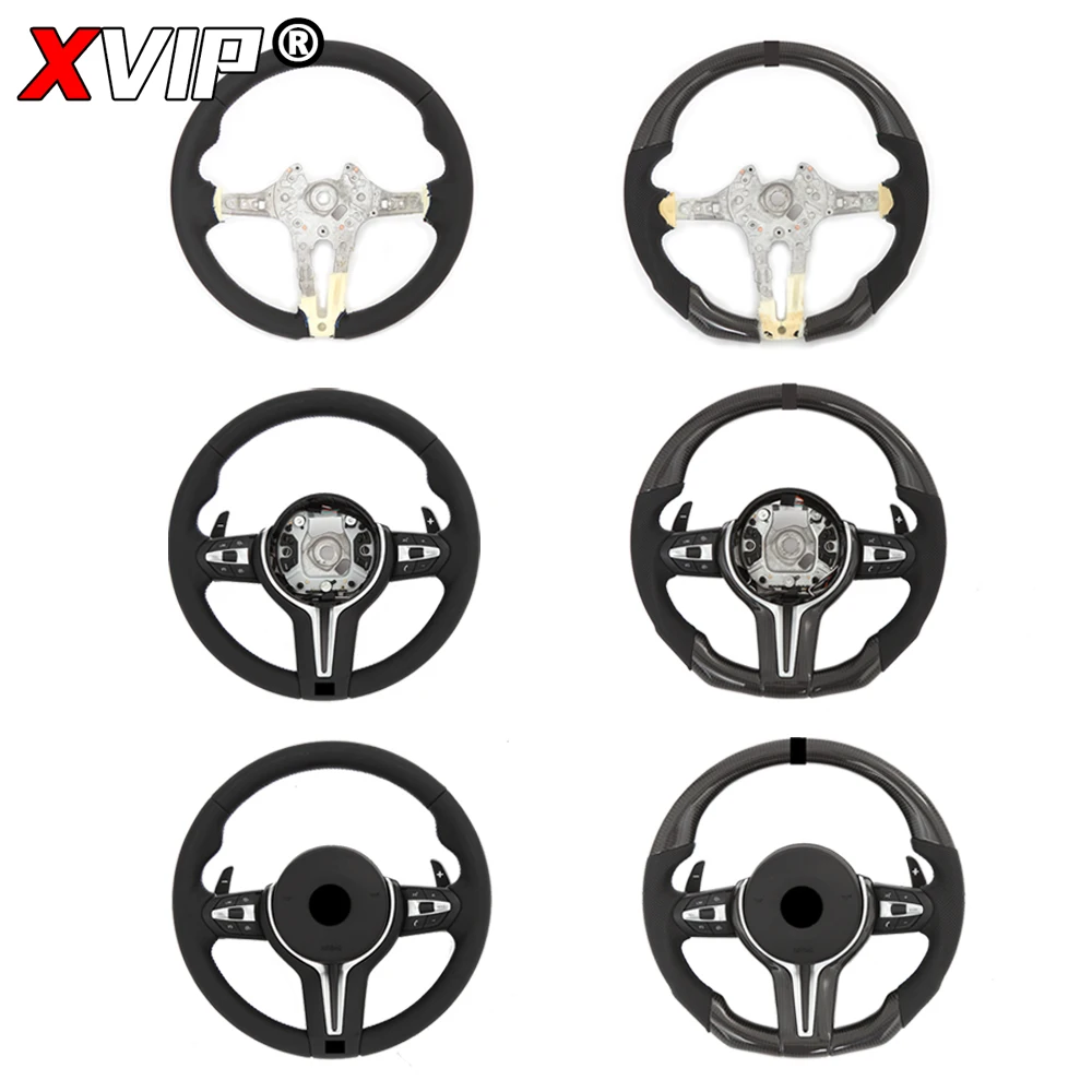 XVIP Carbon M3/M6 Style Steering Wheel For BMW F80 F82 F87 F12 F13 F86 F33 M2 M3 M4 M5 M6 F85 X5 X6 F30 E46 E70 E71 E72 E81 E88