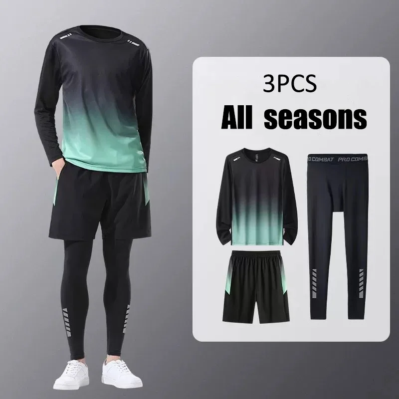 

Мужской комплект спортивной одежды для бадминтона, мужские быстросохнущие брюки с длинными рукавами, новый стиль осень и зима, мужской фитнес