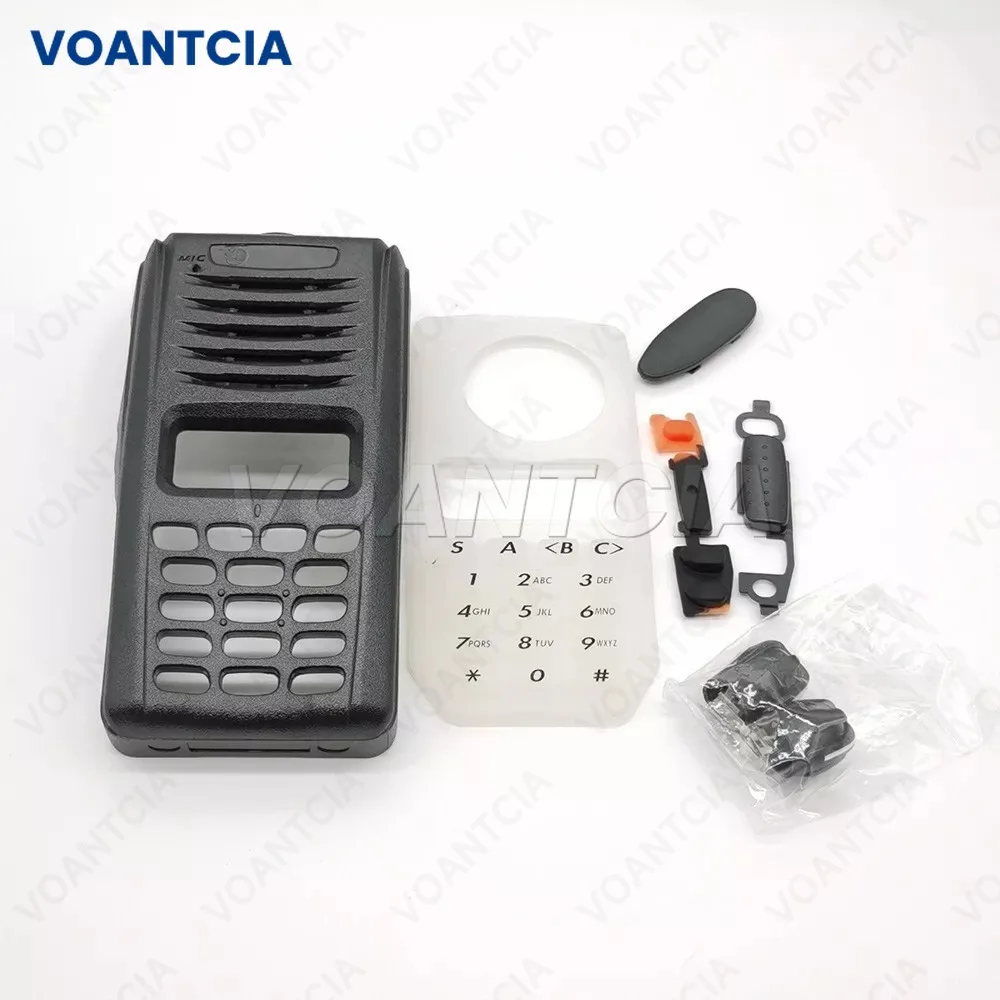 

5 комплектов переднего корпуса, чехол для Kenwood Radio NX-320 NX320, портативное двустороннее радио, сменные аксессуары для ремонта