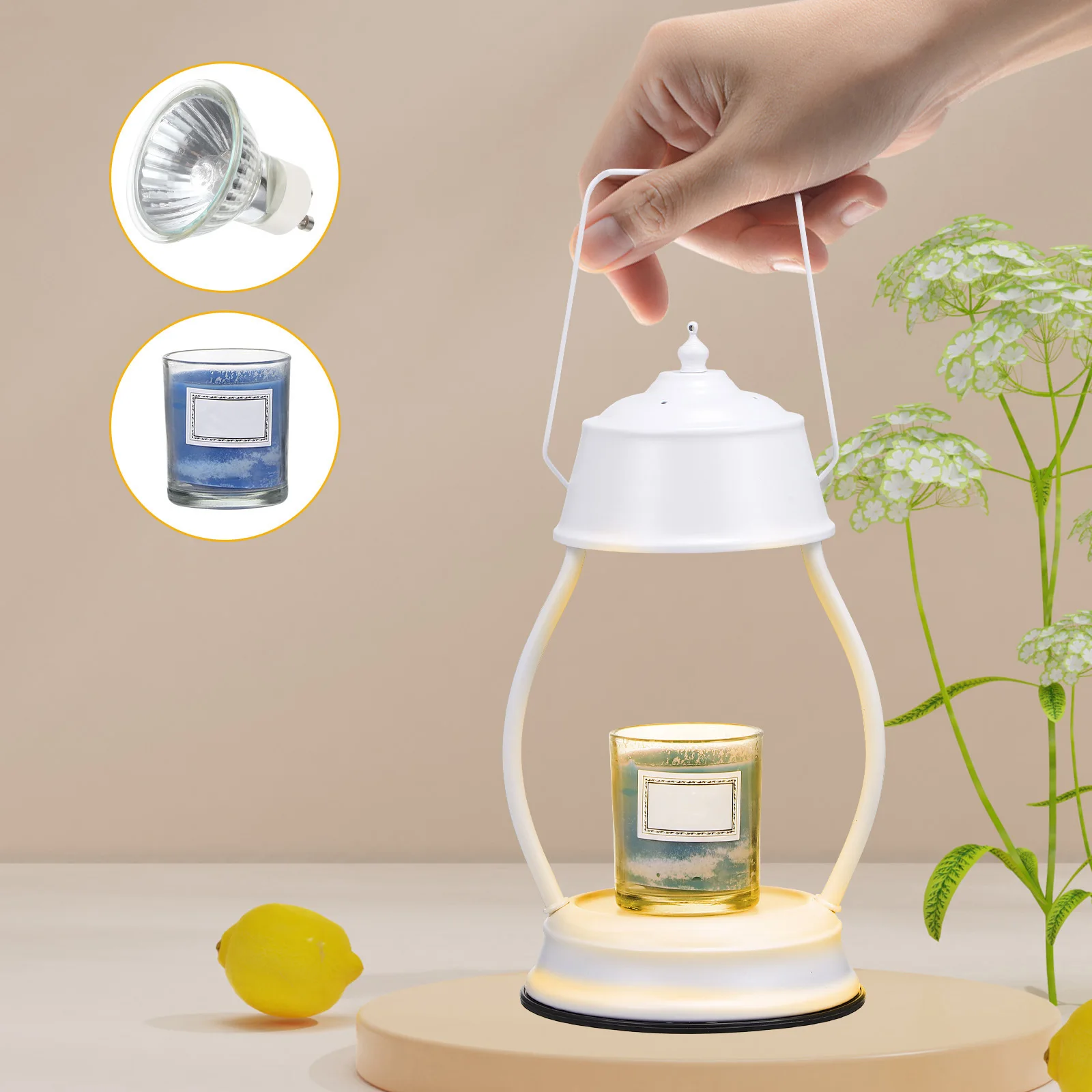 

Dimmable Warmer Adjustable Brightness Melting Lamp Timer Function Table Lamp For Bedroom Home Office Decor Us Plug