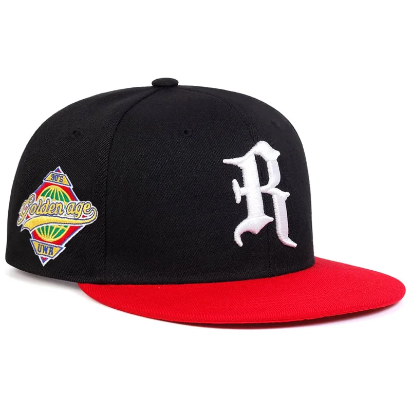 Unisex R-Buchstabe Planeten-Stickerei Hip-Hop Hüte Frühling Herbst Verstellbare Lässige Snapback Baseballkappen Outdoor Sonnenschutz Hut – Detail 9