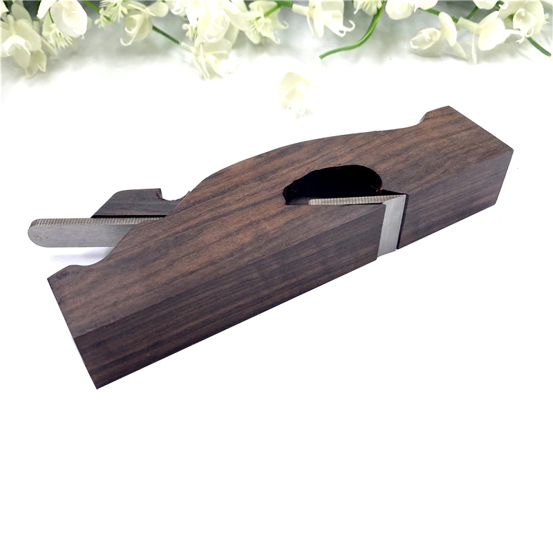 Ebony Flat-Profile Shoulder Planes Adjustable Flat bottom planer,Woodworking Trimming Carpenter Grooving Stream single line tool