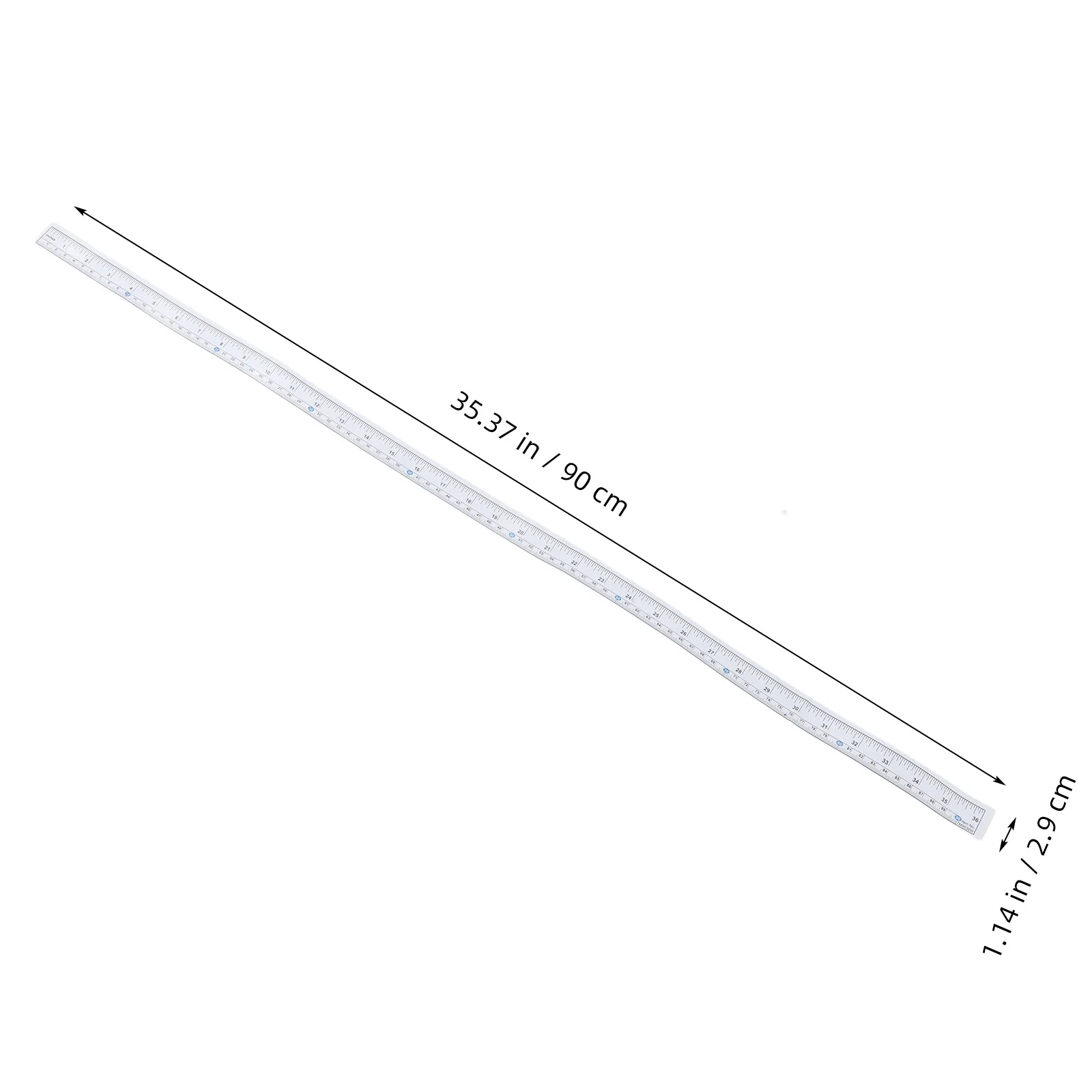 10Pcs Industrial Sewing Machine Table Ruler Adhesive Measuring Tape Peel Stick for Sewing Cutting Tables Workbench Scale Tool