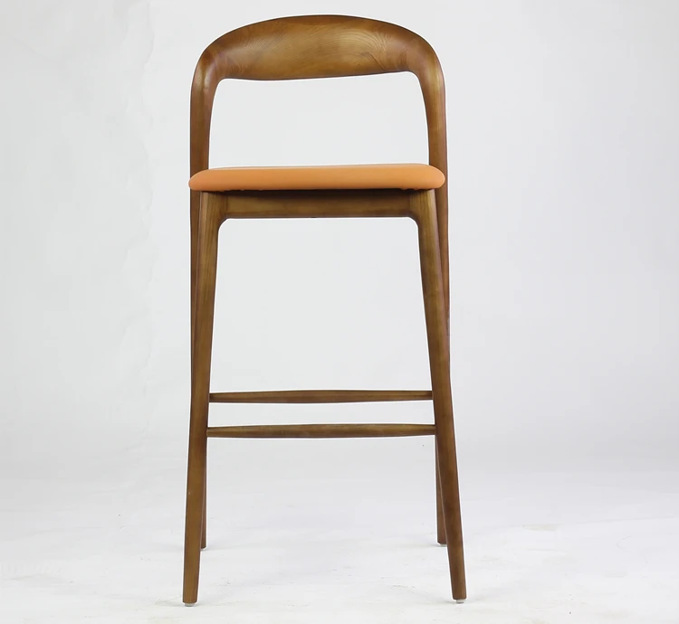 Creative Iron Small Round Solid Hochwertiger Fabric Holz Stuhl Set Bar R Küchen Hocker Bar Chair