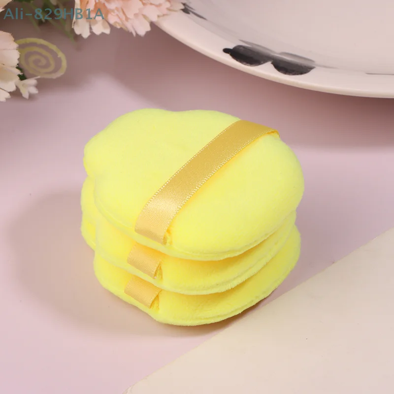 1/2Pcs Bear Shape Powder Puff Soft Makeup Sponge For Face Make Up Eyes Contouring Shadow Cosmetic Washable Mini Velvet Puff