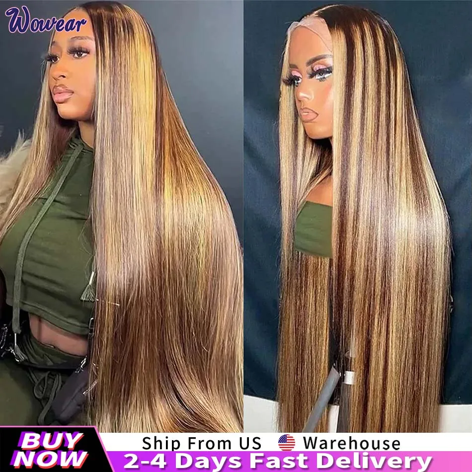 Straight Lace Wigs Human Hair Highlight Wig Human Hair P427 colored Wigs 100% Human Hair 200 Density Brazilian Hair Wigs sale