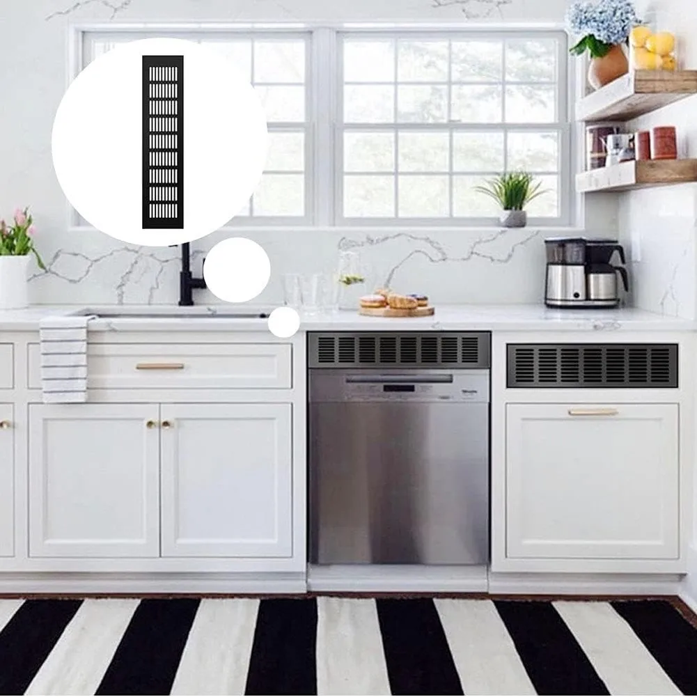 For Heat Reduction In Cabinets Cabinet Ventilation Grilles Wardrobe Air Vents Long-lasting Aluminum Vent Grille