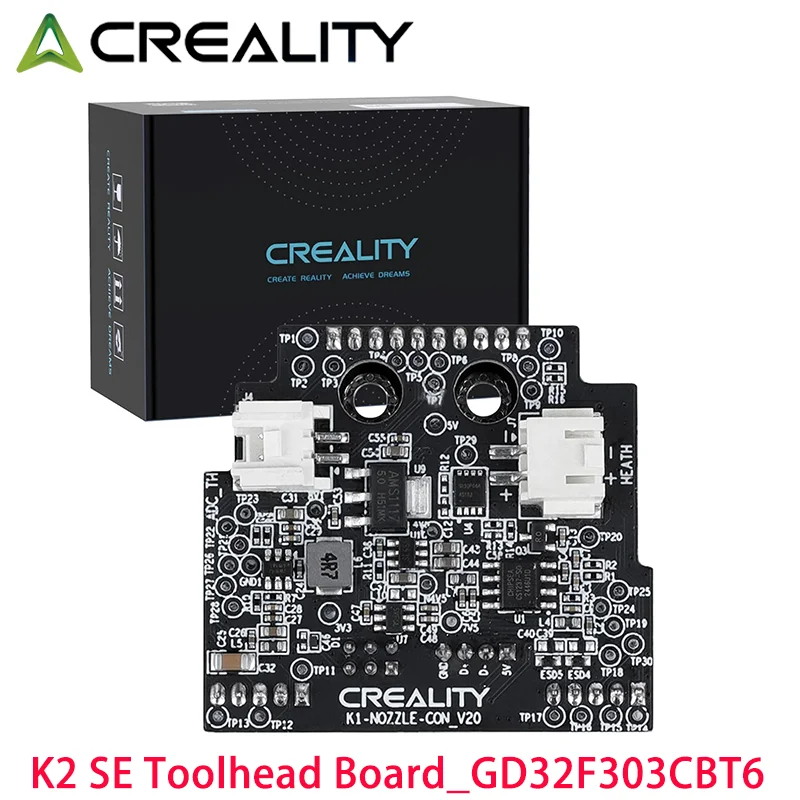 

Creality Official K2 SE Toolhead Board, K2 SE PCB Board_GD32F303CBT6,High Performance MCU,Hotend Adapter Plate for K2 SE 3D Prin