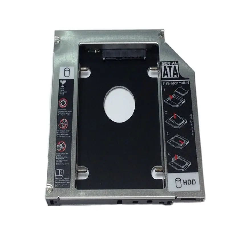 12.7mm SATA3 all-aluminum universal optical drive bit hard drive bay with panel screwdriver