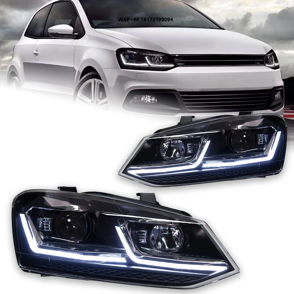 

Car Lights for Polo LED Headlight Projector Lens 2011-2017 Vento Head Lamp DRL Hid Head Lamp Bi Xenon Beam Accessories