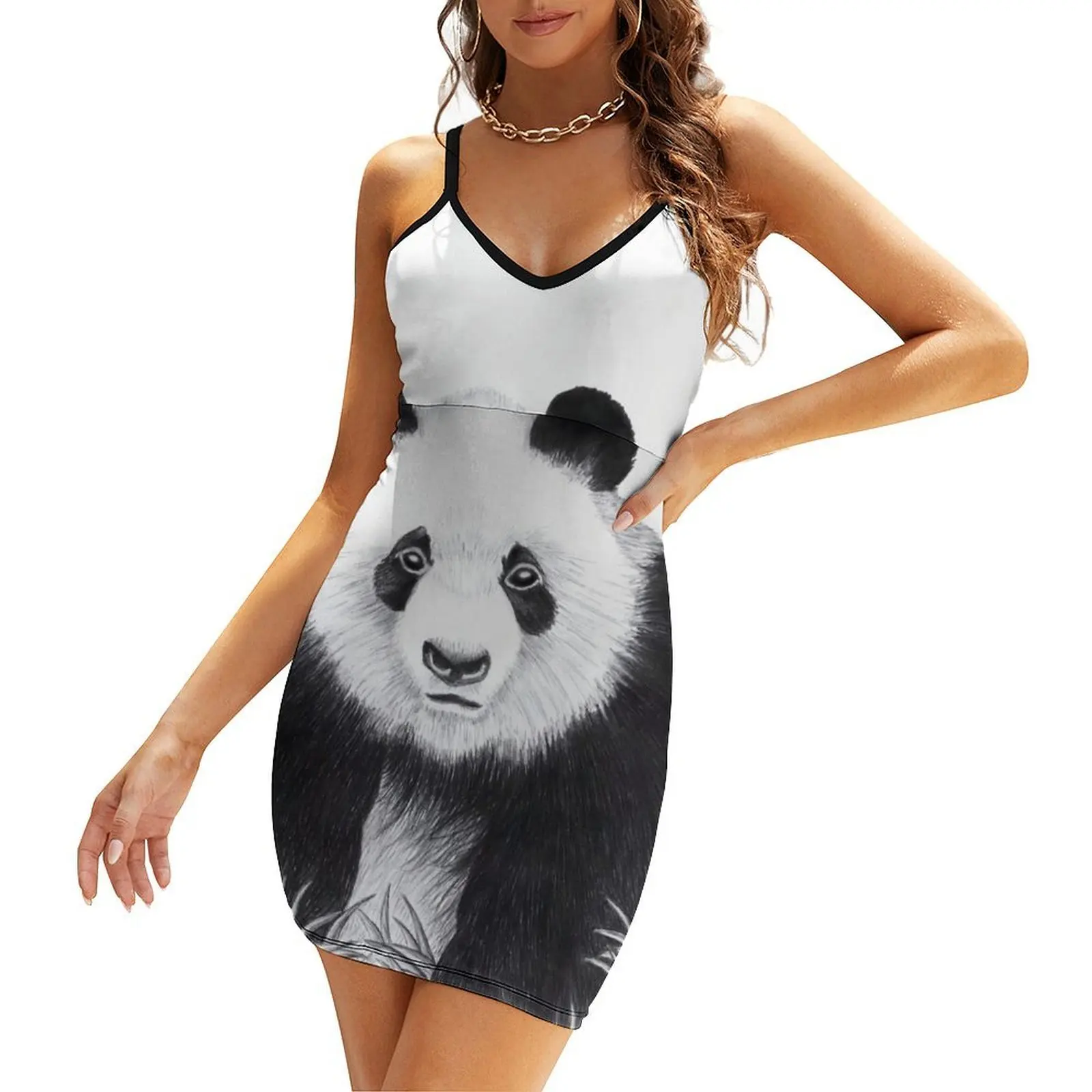 

Panda Sling Dress Bridesmaid dress woman elegant women's dresses for wedding party dresses women sexy dress