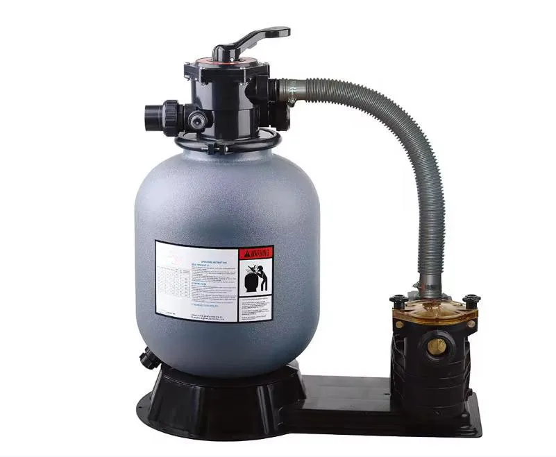 Small Economical HDPE+LDPE Above Ground Pool Pump and Sand Filter Combo with Customized Color 1.5inch Valve