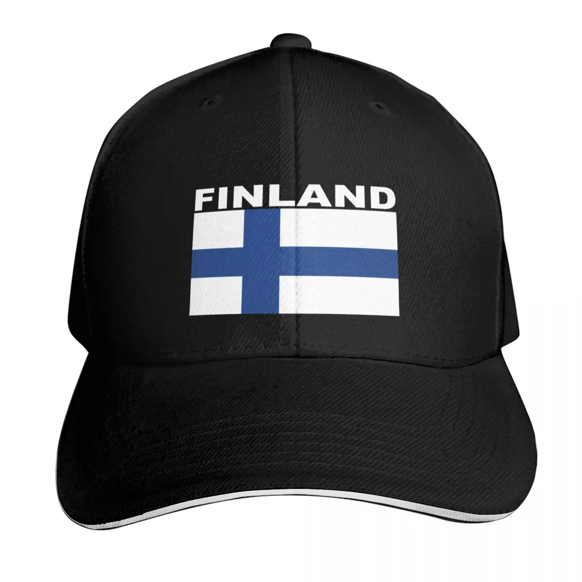 Flag Of Finland Baseball Cap Hat Man For The Sun dad hat sun hat birthday Girl Men's