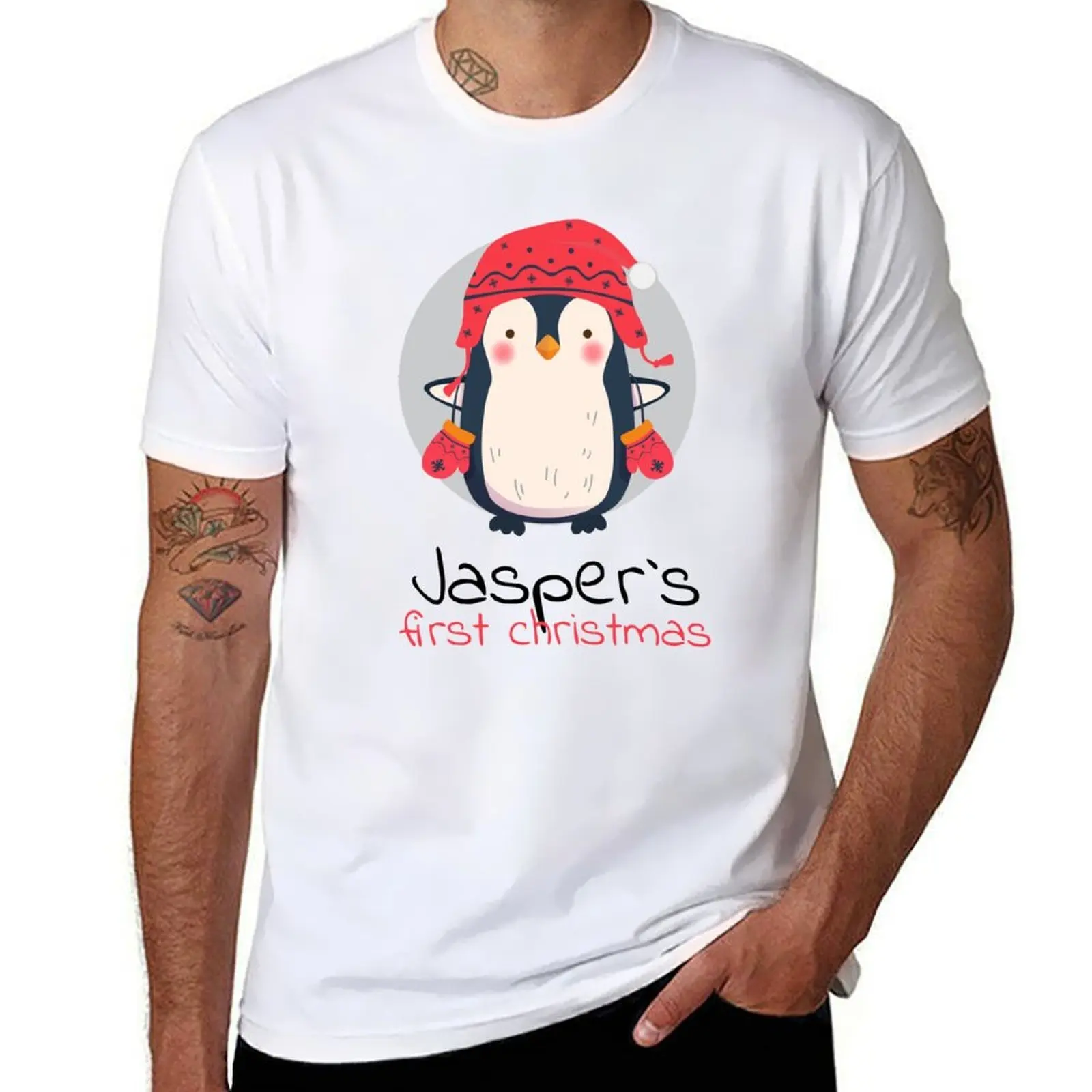 

Jasper first christmas Newborn Gift T-Shirt man t shirts for men casual t shirts designer T-Shirt