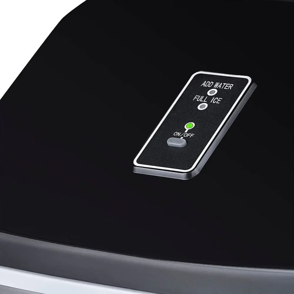 Ice Maker, Factory Refurbished Countertop Clear Ice Maker - Stainless Steel Ice Machine