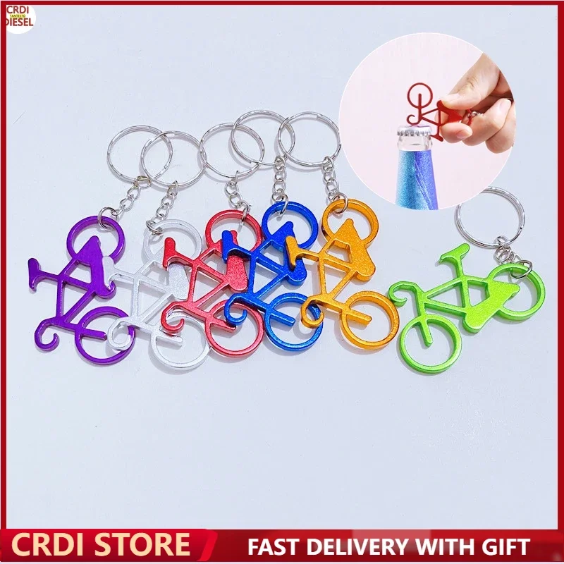 1PCS Mini Bicycle Bottle Opener Keychain Pendant Automobile Repair Tool