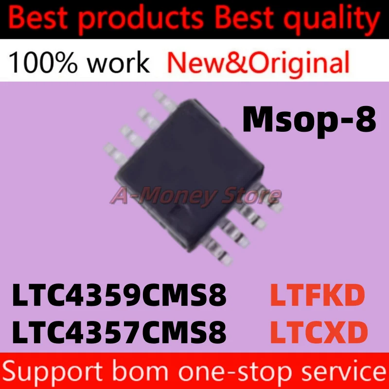 

(10pcs)LTC4357CMS8 LTC4357 LTCXD LTC4359CMS8 LTC4359IMS8 LTC4359 LTFKD msop-8