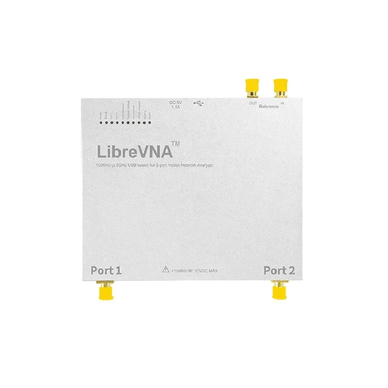 LibreVNA 100kHz - 6GHz USB Based Full 2-port Vector Network Analyzer 16Bit ADC With CNC aluminum shielded enclosure