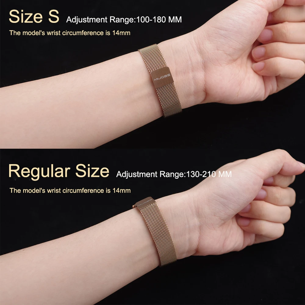 Ремешок для Mi Band 10 9 8 браслет для Xiaomi Smart Band 9 ремешок 2 размера длинный металлический браслет для Mi Band 8 Correa