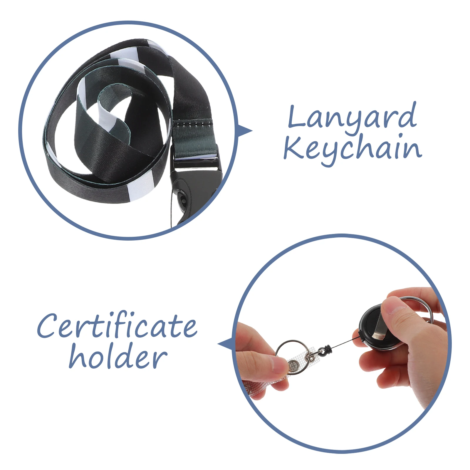 

Thermal Transfer Card Holder Badge Lanyard Credit Student Cards Sleeve Retractable Badge Holders Bracket Protector