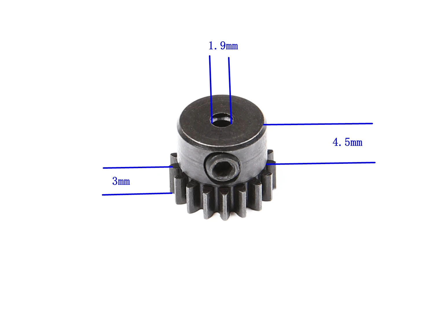 GTB Steel 12T 13T 14T 15T16T 17T 18T 19T 20T Teeth Engine Pinion Steel Gear for Motor