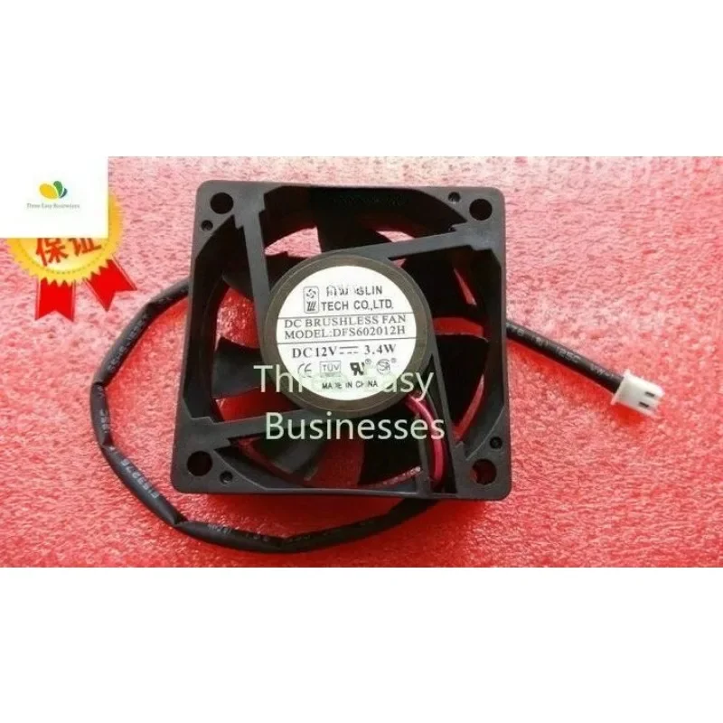 

60*60*20 DFS602012H DC12V 3,4 Вт 60*60*20 мм 2-проводной бесшумный вентилятор