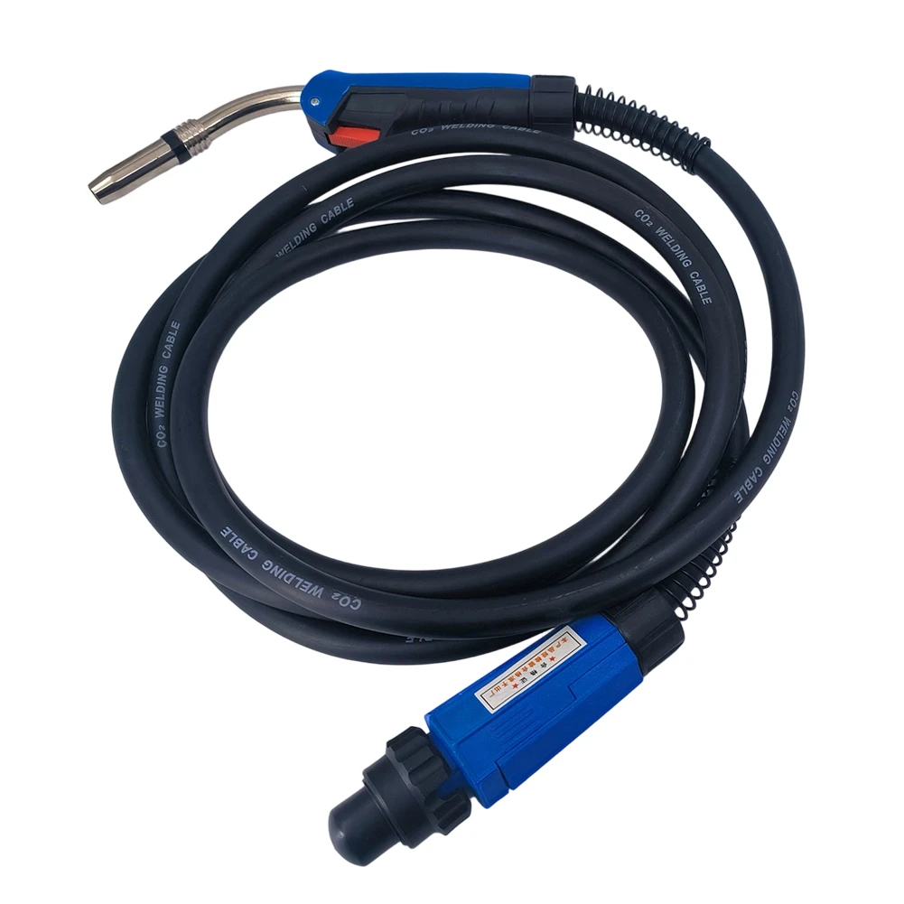 Palnik spawalniczy MIG 24KD chłodzony powietrzem, 250 A, z szybkozłączką Euro, 15 stóp/5 m, dla profesjonalnych producentów metalu, rok 2025.