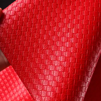 菱形壓花皮革布料,質地硬挺,幾何圖案,適用於高檔訂製服裝袋和縫紉。 8 best sales 裁縫 - №4