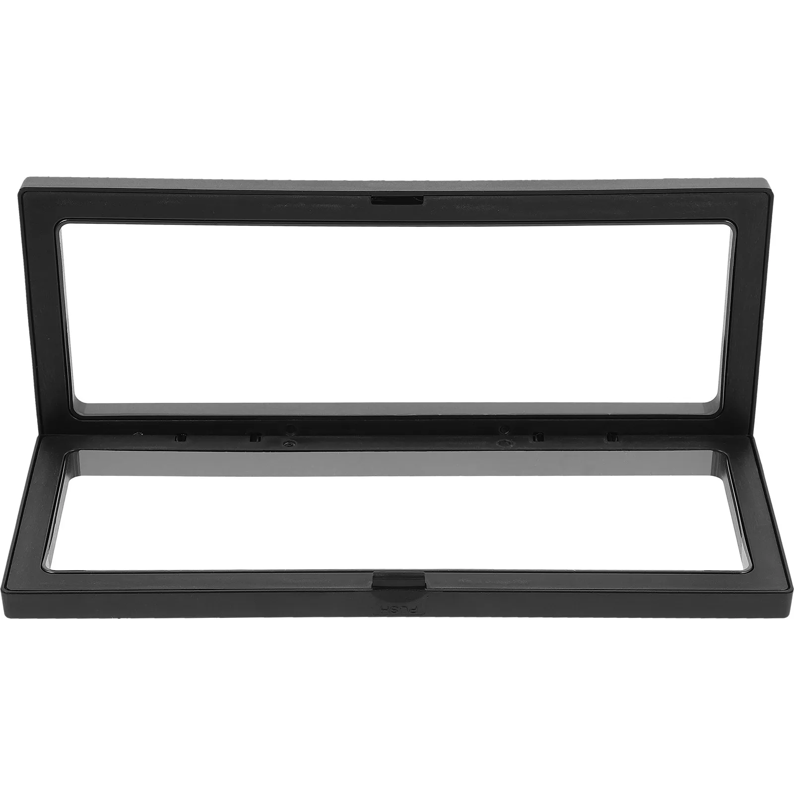 

Black Jewelry Display Stand 23x9cm Clear Plastic 3D Floating Frame Case for Aa Medallions Rings Coins Pendants Bracelets