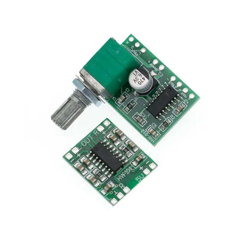 

PAM8403 module Super digital amplifier board 2 * 3W D Class digital amplifier board efficient switch potentiometer