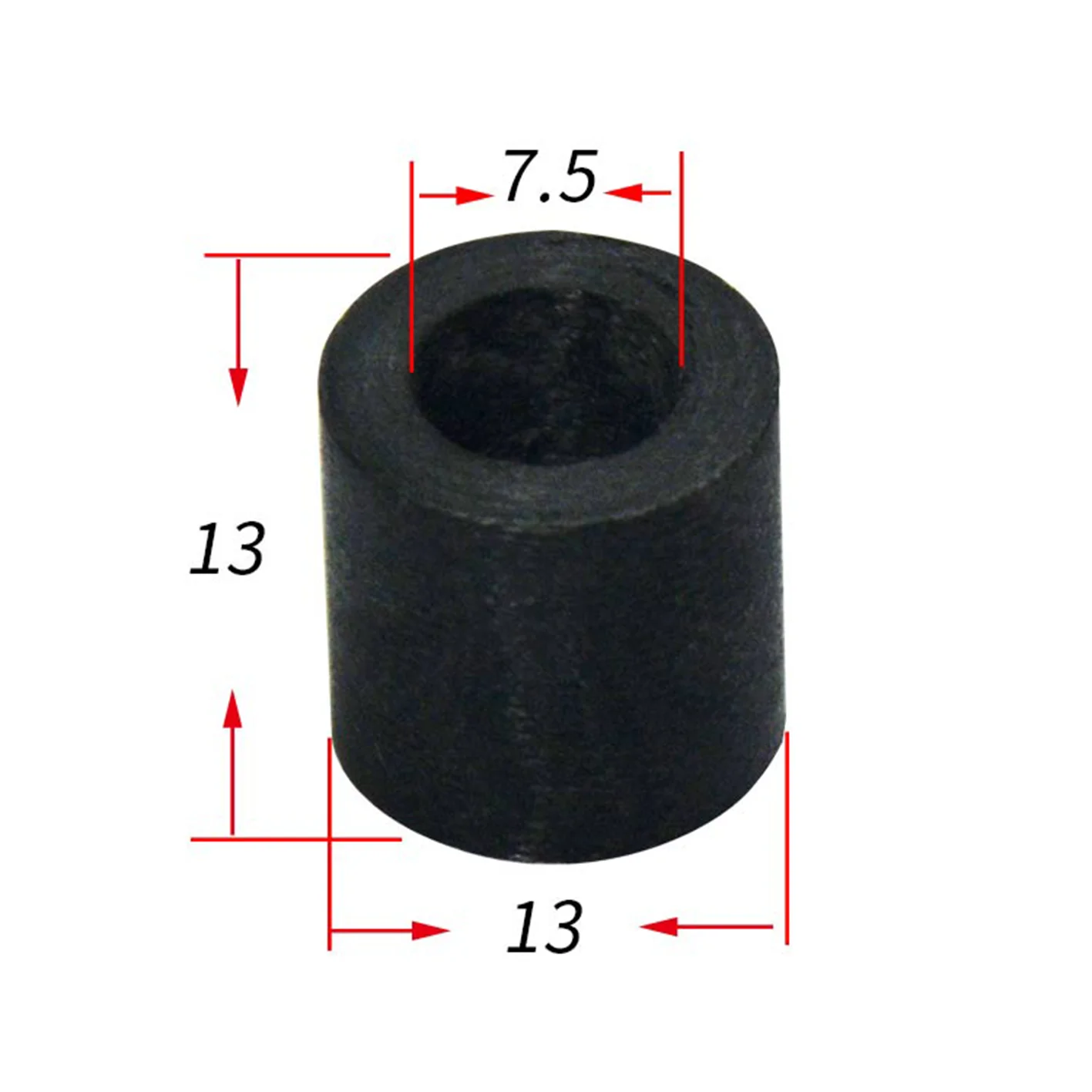 

Billiard Cue Ferrule Pool Cue Ferrule Lightweight Portable Snooker Pool Repair Parts, Carbon High hardness Cue Accessories
