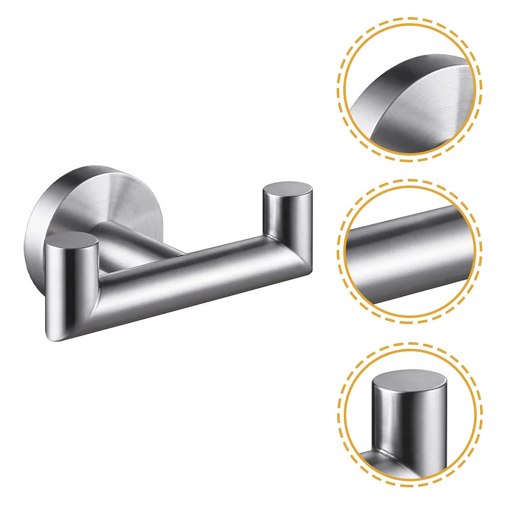 Outdoor Towel Rack Coat Hook for Bathroom Silver 304 Stainless Steel Gold Toilet Paper Holder