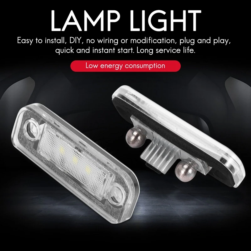 Lámpara de luz LED para matrícula sin errores para W203 5D W211 R171 W219-BTFL