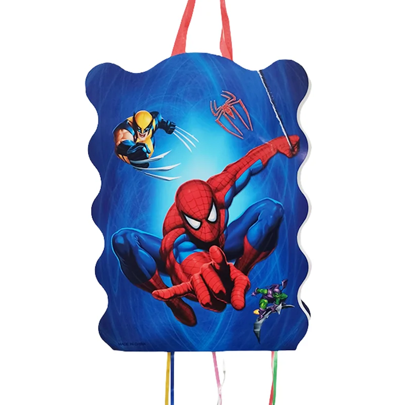 1Pcs Disney Superhero Spiderman Theme Party Pinata Supplies Kids Boy Favors Happy Birthday Party Spiderman Pinata DIY Decoration