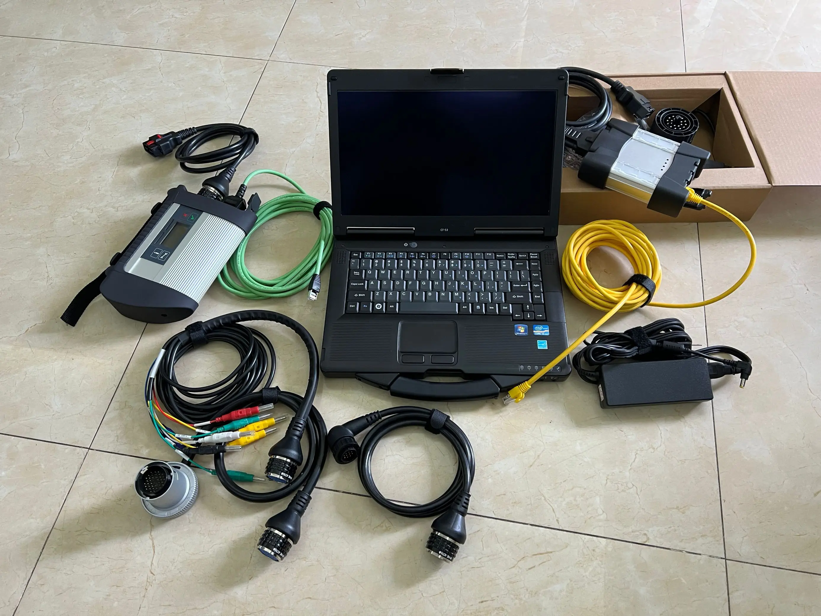 CF-53 Laptop 8gb ram I5 cpu installed 2tb ssd software for BMW Diagnosis Programming ICOM NEXT A B C with MB Star C4 SD Connect